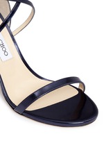 Detail View -Click To Enlarge 'Hesper 85' crisscross strap leather sandals