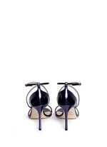 Back View -Click To Enlarge 'Hesper 85' crisscross strap leather sandals