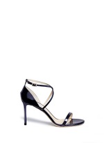 Main View -Click To Enlarge 'Hesper 85' crisscross strap leather sandals