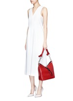 Figure View -Click To Enlarge 'Raven' small leather shoulder bag
