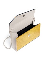 Detail View -Click To Enlarge 'Candy' glitter paillette acrylic clutch