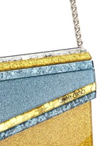 Detail View -Click To Enlarge 'Candy' glitter paillette acrylic clutch