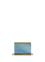 Back View -Click To Enlarge 'Candy' glitter paillette acrylic clutch