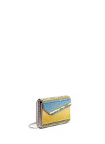 Front View -Click To Enlarge 'Candy' glitter paillette acrylic clutch