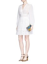 Figure View -Click To Enlarge 'Candy' glitter paillette acrylic clutch