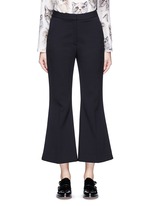 Main View -Click To Enlarge 'Angela' wool cropped flared pants