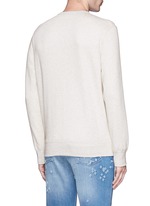 Back View -Click To Enlarge Skull embroidery sweatshirt