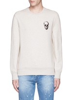 Main View -Click To Enlarge Skull embroidery sweatshirt