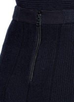 Detail View -Click To Enlarge 'Elissa' ribbed ottoman knit skirt