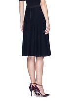 Back View -Click To Enlarge 'Elissa' ribbed ottoman knit skirt