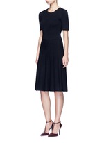 Figure View -Click To Enlarge 'Elissa' ribbed ottoman knit skirt