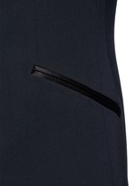 Detail View -Click To Enlarge 'Mayson' shawl collar long waistcoat