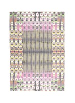 Main View -Click To Enlarge 'Onirico' peacock feather print silk scarf
