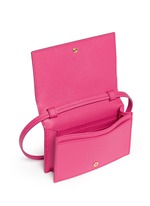 Detail View -Click To Enlarge 'Feline' leather crossbody purse