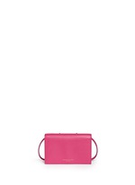 Back View -Click To Enlarge 'Feline' leather crossbody purse