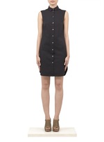 T by Alexander Wang&nbsp;Cotton-poplin sleeveless dress