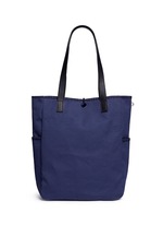 Back View -Click To Enlarge Skull tattoo print canvas tote bag