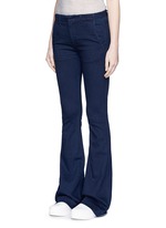 Front View -Click To Enlarge Bell bottom denim pants