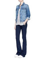 Figure View -Click To Enlarge Bell bottom denim pants