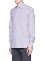 Front View -Click To Enlarge 'Parma' check cotton shirt