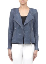 Theyskens' Theory&nbsp;'Jarde' button-front leather jacket