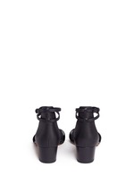 Back View -Click To Enlarge 'Raine' wraparound ankle strap sandals