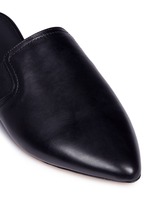 Detail View -Click To Enlarge 'Nadette' leather slippers