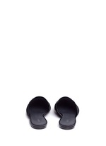Back View -Click To Enlarge 'Nadette' leather slippers