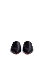 Front View -Click To Enlarge 'Nadette' leather slippers