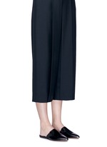 Figure View -Click To Enlarge 'Nadette' leather slippers