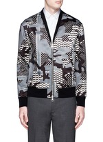 Main View -Click To Enlarge Keffiyeh check camouflage print blouson jacket
