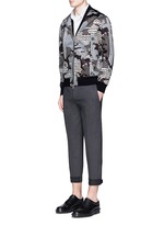 Figure View -Click To Enlarge Keffiyeh check camouflage print blouson jacket