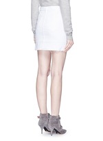 Back View -Click To Enlarge 'Leila' distressed denim pencil skirt