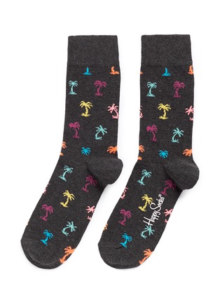 首图 - 点击放大 首图 - 点击放大 - HAPPY SOCKS - 棕榈树图案混棉袜子