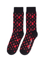 Main View -Click To Enlarge x Robert Rodriguez Blood Drop Socks