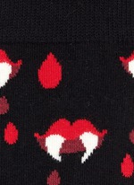 Detail View -Click To Enlarge x Robert Rodriguez Fangs & Blood Socks
