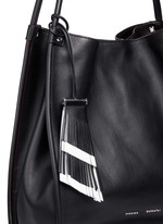 Detail View -Click To Enlarge Medium calfskin leather tote