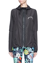 Main View -Click To Enlarge 'Spliced Ash' slit panel hooded jacket