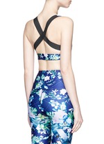 Back View -Click To Enlarge 'The Dalliance' print crossback active bra