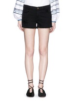 Detail View -Click To Enlarge 'Le Cut Off' distressed denim shorts