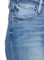 Detail View -Click To Enlarge 'Le High Skinny' ripped knee jeans