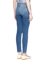Back View -Click To Enlarge 'Le High Skinny' ripped knee jeans