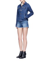 Figure View -Click To Enlarge 'Le Jacket' cotton blend denim jacket