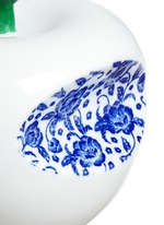 Detail View -Click To Enlarge Floral bite apple sculpture