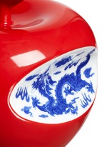 Detail View -Click To Enlarge Dragon bite apple sculpture