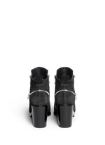 Back View -Click To Enlarge 'Totem' suede ankle boots