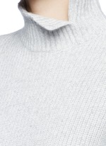 Detail View -Click To Enlarge Wool-cashmere turtleneck sweater