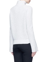 Back View -Click To Enlarge Wool-cashmere turtleneck sweater