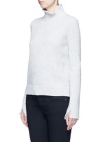 Front View -Click To Enlarge Wool-cashmere turtleneck sweater