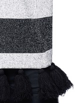Detail View -Click To Enlarge Fringe tassel knit sweater
